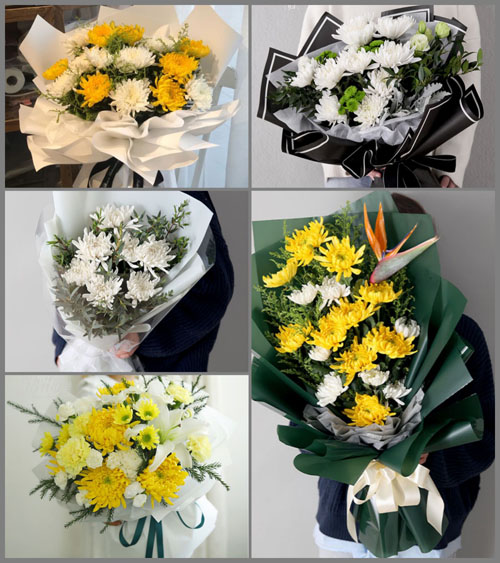 广东肇庆市鼎湖区永安镇双布村白事花束代送